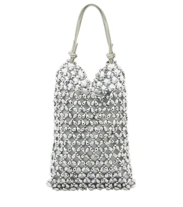 Staud Karla beaded top-handle bag