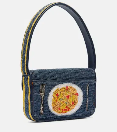 Staud Tommy Small beaded shoulder bag | Thumbnail 3 Staud Tommy Small beaded shoulder bag | Thumbnail 3