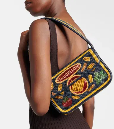 Staud Tommy Small beaded shoulder bag | Thumbnail 5 Staud Tommy Small beaded shoulder bag | Thumbnail 5
