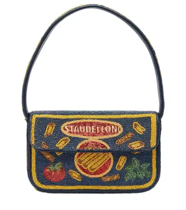 Staud Tommy Small beaded shoulder bag | Thumbnail 1 Staud Tommy Small beaded shoulder bag | Thumbnail 1