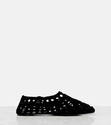 Alaïa Alaïa Vienne suede ballet flats | Thumbnail 2