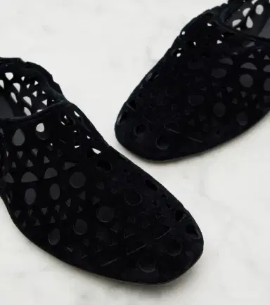 Alaïa Alaïa Vienne suede ballet flats | Thumbnail 4