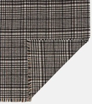 Brunello Cucinelli Checked cashmere scarf | Thumbnail 3