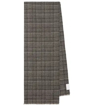 Brunello Cucinelli Checked cashmere scarf | Thumbnail 1