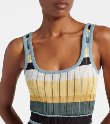 Alaia Alaïa Knitted striped minidress | Thumbnail 2 Alaia Alaïa Knitted striped minidress | Thumbnail 2