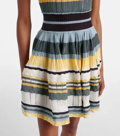 Alaia Alaïa Knitted striped minidress | Thumbnail 4 Alaia Alaïa Knitted striped minidress | Thumbnail 4