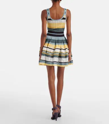 Alaia Alaïa Knitted striped minidress | Thumbnail 5 Alaia Alaïa Knitted striped minidress | Thumbnail 5