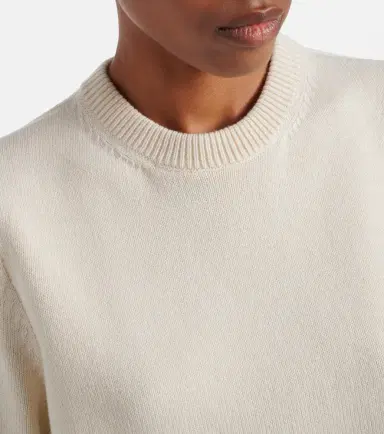 Alaïa Alaïa Cropped cashmere and wool-blend sweater | Thumbnail 2