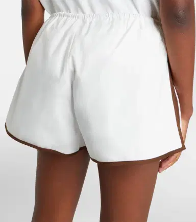 ALÉMAIS Alémais Scuba patch-appliqué cotton shorts | Thumbnail 2 ALÉMAIS Alémais Scuba patch-appliqué cotton shorts | Thumbnail 2