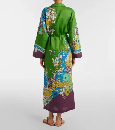 ALÉMAIS Alémais Nanci printed linen shirt dress | Thumbnail 2 ALÉMAIS Alémais Nanci printed linen shirt dress | Thumbnail 2