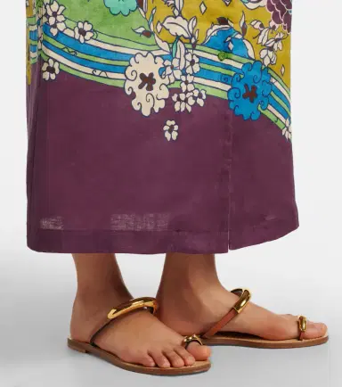 ALÉMAIS Alémais Nanci printed linen shirt dress | Thumbnail 6 ALÉMAIS Alémais Nanci printed linen shirt dress | Thumbnail 6