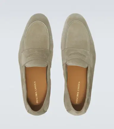 Frescobol Carioca Leme suede penny loafers | Thumbnail 2
