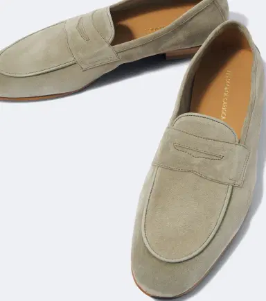 Frescobol Carioca Leme suede penny loafers | Thumbnail 5