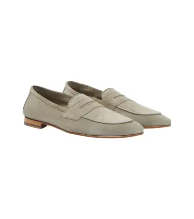 Frescobol Carioca Leme suede penny loafers | Thumbnail 1