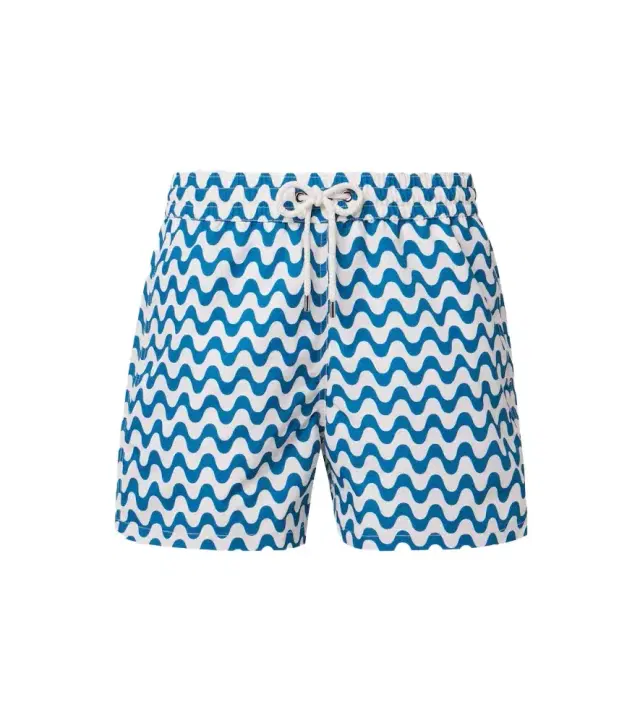 Frescobol Carioca Santos printed swim trunks