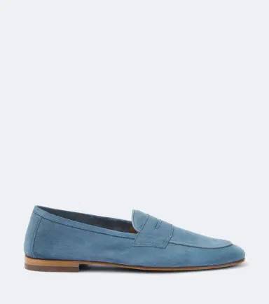 Frescobol Carioca Leme suede penny loafers | Thumbnail 2 Frescobol Carioca Leme suede penny loafers | Thumbnail 2