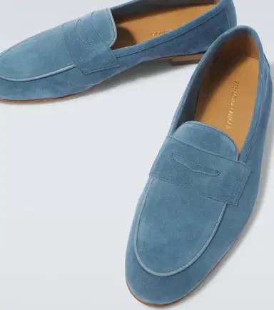 Frescobol Carioca Leme suede penny loafers | Thumbnail 4 Frescobol Carioca Leme suede penny loafers | Thumbnail 4