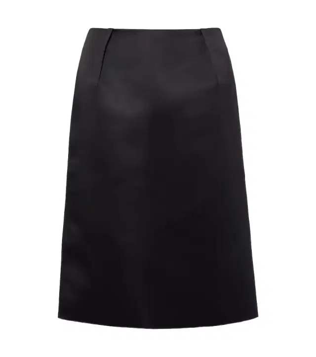 Toteme Duchess satin pencil skirt