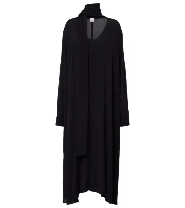 Toteme Tie-neck maxi dress