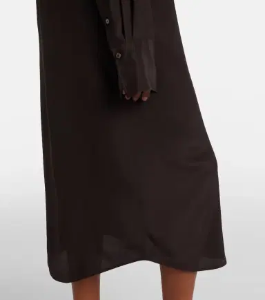TOTEME Silk shirt dress | Thumbnail 6