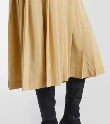TOTEME Pleated silk shirt dress | Thumbnail 7