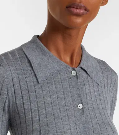 TOTEME Ribbed-knit cashmere and silk cardigan | Thumbnail 5 TOTEME Ribbed-knit cashmere and silk cardigan | Thumbnail 5