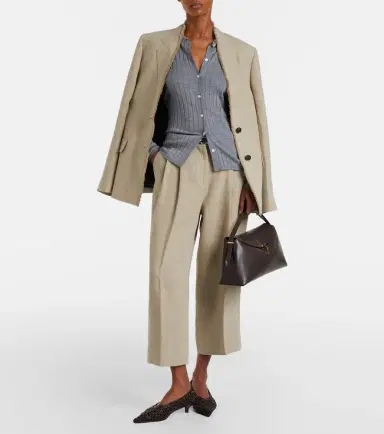TOTEME Ribbed-knit cashmere and silk cardigan | Thumbnail 6 TOTEME Ribbed-knit cashmere and silk cardigan | Thumbnail 6
