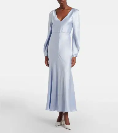 Gabriela Hearst Silk satin maxi dress | Thumbnail 5