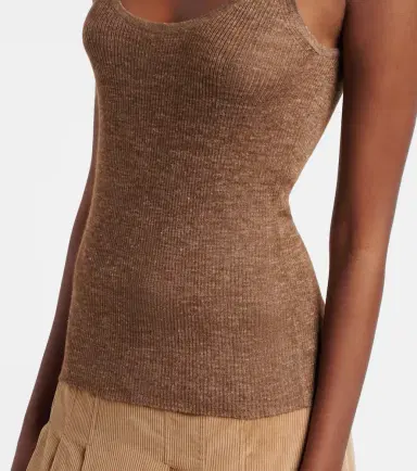 Gabriela Hearst Cinxia cashmere, silk, and hemp tank top | Thumbnail 4