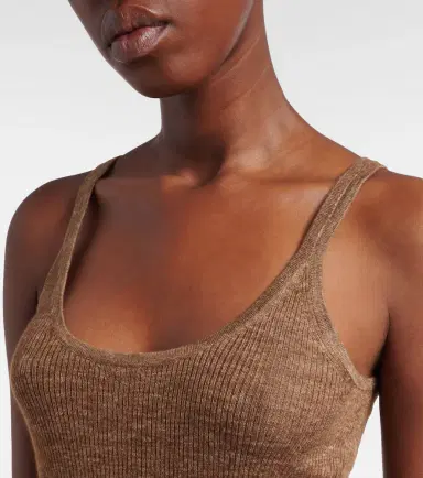 Gabriela Hearst Cinxia cashmere, silk, and hemp tank top | Thumbnail 5