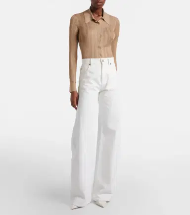 Gabriela Hearst Tamar knitted silk shirt | Thumbnail 2