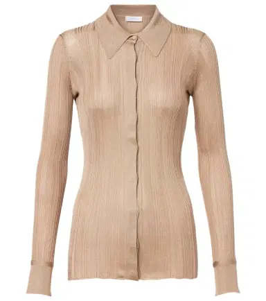 Gabriela Hearst Tamar knitted silk shirt | Thumbnail 1