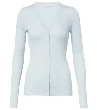 Gabriela Hearst Aiste cashmere, silk, and hemp cardigan | Thumbnail 1 Gabriela Hearst Aiste cashmere, silk, and hemp cardigan | Thumbnail 1