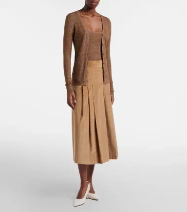 Gabriela Hearst Aiste cashmere, silk, and hemp cardigan | Thumbnail 4 Gabriela Hearst Aiste cashmere, silk, and hemp cardigan | Thumbnail 4
