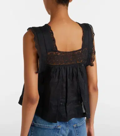 Citizens of Humanity Mia lace-trimmed top | Thumbnail 4