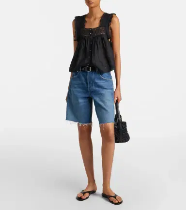 Citizens of Humanity Mia lace-trimmed top | Thumbnail 5