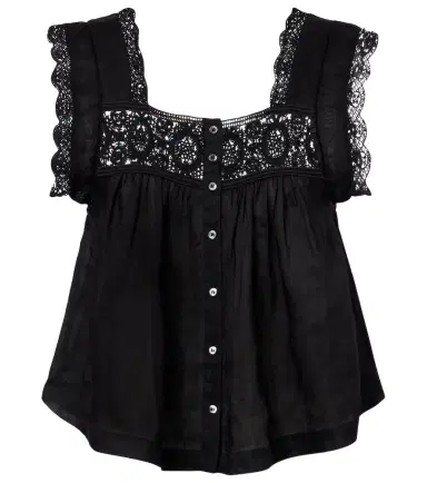 Citizens of Humanity Mia lace-trimmed top | Thumbnail 1
