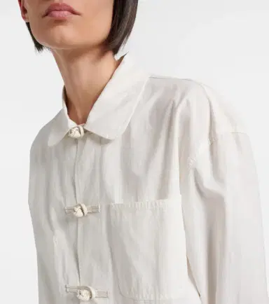 The Row Behati cotton poplin jacket | Thumbnail 2 The Row Behati cotton poplin jacket | Thumbnail 2