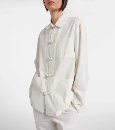 The Row Behati cotton poplin jacket | Thumbnail 3 The Row Behati cotton poplin jacket | Thumbnail 3