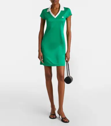 Courreges Courrèges Jersey polo dress | Thumbnail 5 Courreges Courrèges Jersey polo dress | Thumbnail 5