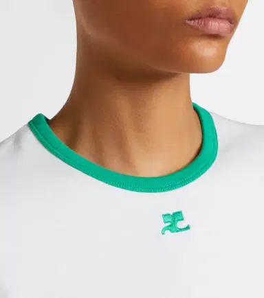 Courrèges Courrèges Cotton jersey T-shirt | Thumbnail 2