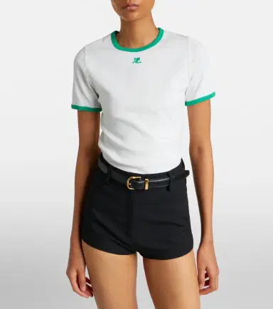Courrèges Courrèges Cotton jersey T-shirt | Thumbnail 5