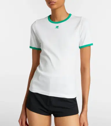 Courrèges Courrèges Cotton jersey T-shirt | Thumbnail 6