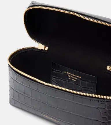Victoria Beckham Vanity croc-effect leather vanity bag | Thumbnail 2