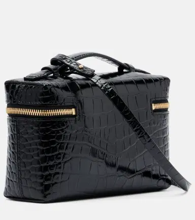 Victoria Beckham Vanity croc-effect leather vanity bag | Thumbnail 3