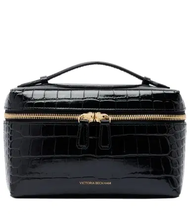 Victoria Beckham Vanity croc-effect leather vanity bag | Thumbnail 1