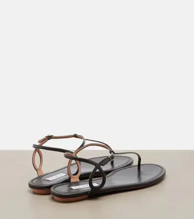 Aquazzura Almost Bare leather thong sandals | Thumbnail 2
