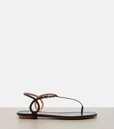 Aquazzura Almost Bare leather thong sandals | Thumbnail 3