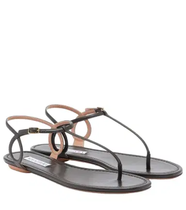 Aquazzura Almost Bare leather thong sandals | Thumbnail 1