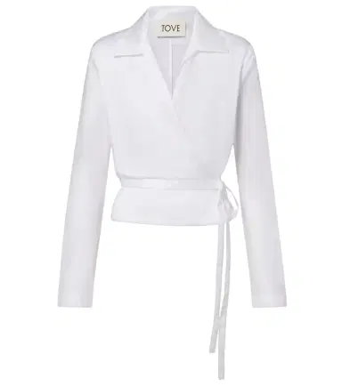 Tove Bronte cotton wrap top | Thumbnail 1